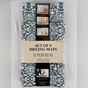 NWT Creative Home Ideas Set of 4 Drying Mats